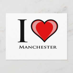 I Liebe Manchester Postkarte