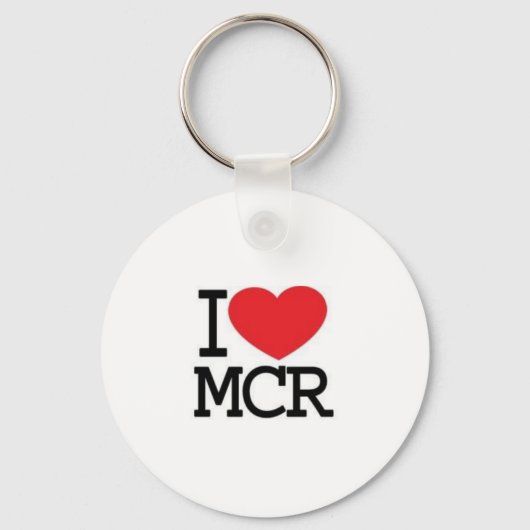 I LIEBE MANCHESTER SCHLÜSSELANHÄNGER (Vorderseite)