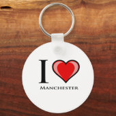 I Liebe Manchester Schlüsselanhänger (Vorderseite)