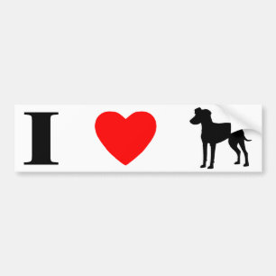 I Liebe-Manchester-Terrier Autoaufkleber