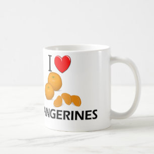 I Liebe-Mandarinen Kaffeetasse