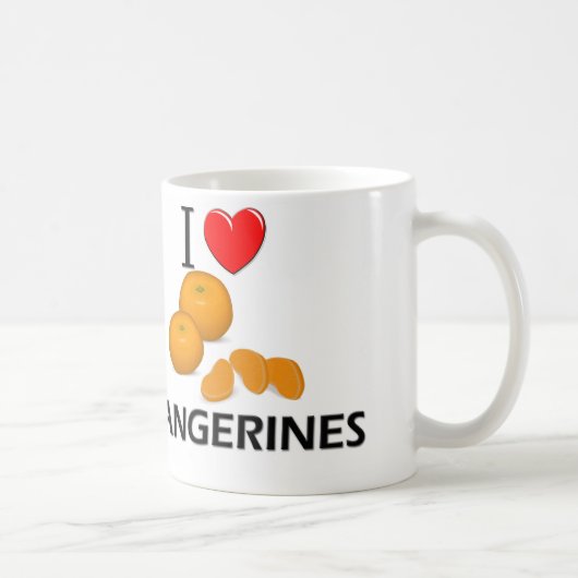 I Liebe-Mandarinen Kaffeetasse (Rechts)