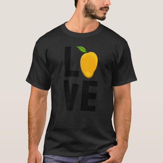 I Liebe Mango Sweet Dabbing Funny Mango Frucht Lie T-Shirt (Vorderseite)