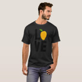 I Liebe Mango Sweet Dabbing Funny Mango Frucht Lie T-Shirt (Vorne ganz)