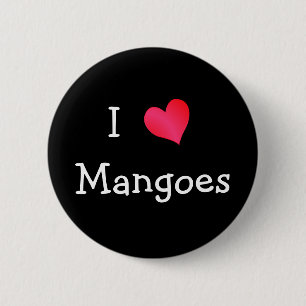I Liebe Mangoes Button