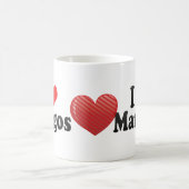 I Liebe-Mangos Kaffeetasse (Mittel)