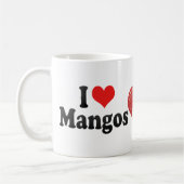 I Liebe-Mangos Kaffeetasse (Links)