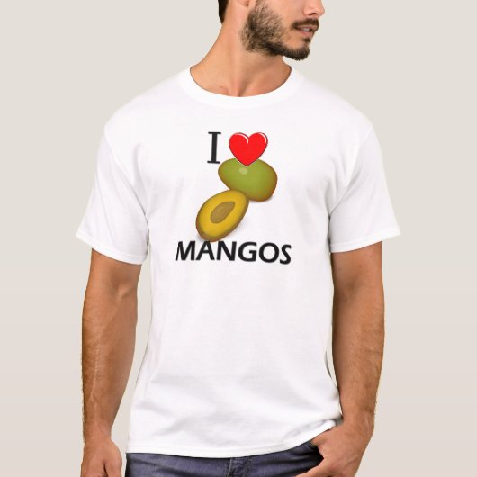 I Liebe-Mangos T-Shirt (Vorderseite)
