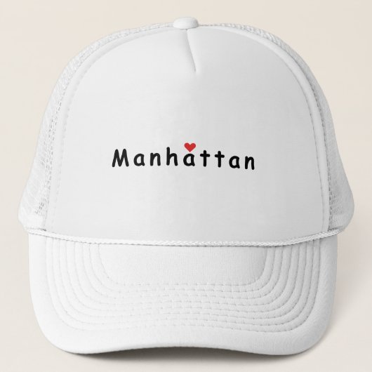 I Liebe Manhattan Truckerkappe (Vorderseite)
