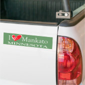 I Liebe Mankato Minnesota Autoaufkleber (Auf Lkw)