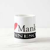 I Liebe Mankato Minnesota Kaffeetasse (Mittel)