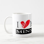 I Liebe Mankato Minnesota Kaffeetasse (Links)