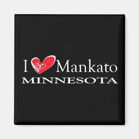I Liebe Mankato Minnesota Magnet (Vorne)