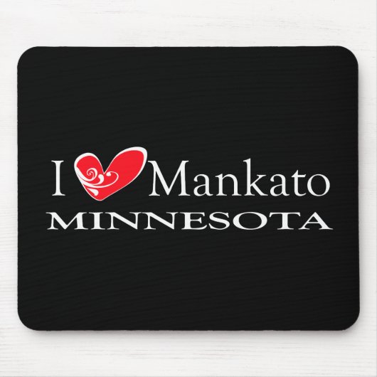 I Liebe Mankato Minnesota Mousepad (Vorne)