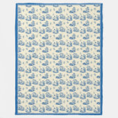 I Liebe-Männer Fleecedecke (Vorderseite)