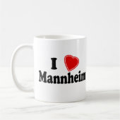 I Liebe Mannheim Kaffeetasse (Links)