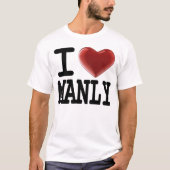 I Liebe männlich T-Shirt (Vorderseite)