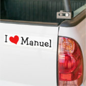 I Liebe Manuel Autoaufkleber (Auf Lkw)