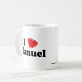 I Liebe Manuel Kaffeetasse (Vorderseite Links)
