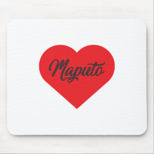 I Liebe Maputo - Mosambik Mousepad