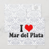 I Liebe Mar del Plata, Argentinien Postkarte (Vorne/Hinten)