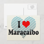I Liebe Maracaibo, Venezuela Postkarte (Vorne/Hinten)