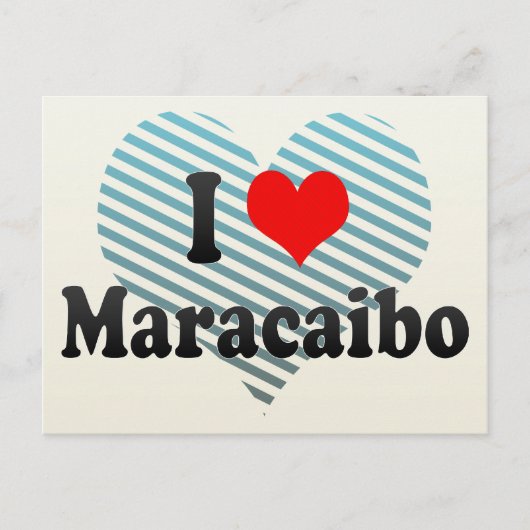 I Liebe Maracaibo, Venezuela Postkarte (Vorderseite)