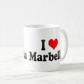I Liebe Marbella, Spanien Kaffeetasse (VorderseiteRechts)