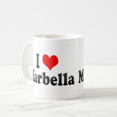 I Liebe Marbella, Spanien Kaffeetasse (Vorderseite Links)