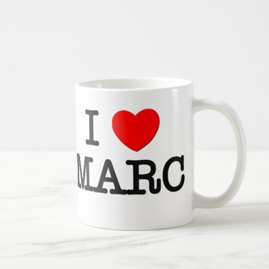 I Liebe Marc Kaffeetasse (Rechts)