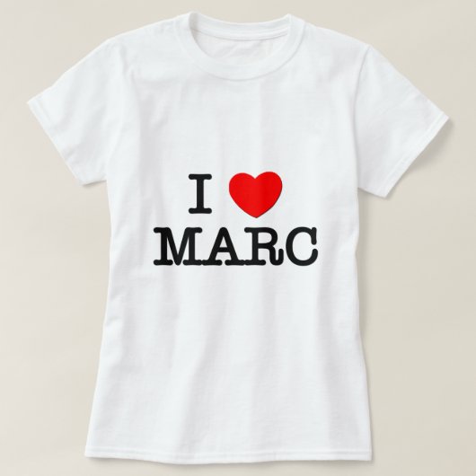 I Liebe Marc T-Shirt (Design vorne)
