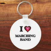 I Liebe Marching Band Schlüsselanhänger (Vorderseite)