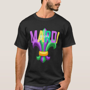 I Liebe Mardi Gras Carnival Fleur Niedlich De Lis T-Shirt
