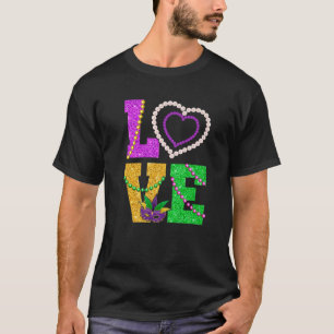 I Liebe Mardi Gras Festival Lilie W T-Shirt