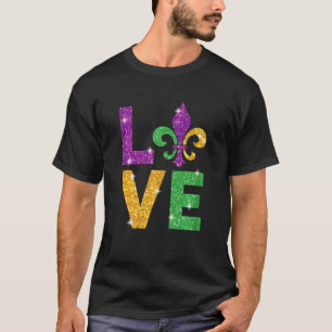 I Liebe Mardi Gras Mardi Gras T-Shirt für Frauen K
