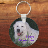 I Liebe Maremmas Schlüsselanhänger (Vorderseite)