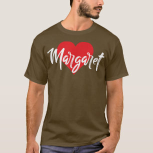 I Liebe Margaret Vorname T I Herz T-Shirt
