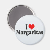 I Liebe Margaritas Magnet (Vorderseite/Rückseite)