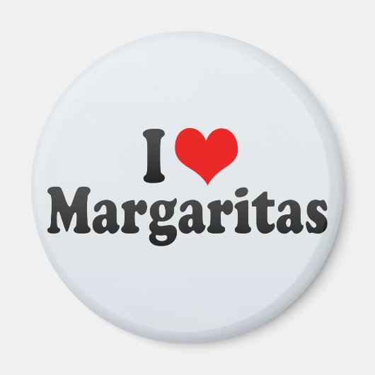 I Liebe Margaritas Magnet (Vorne)