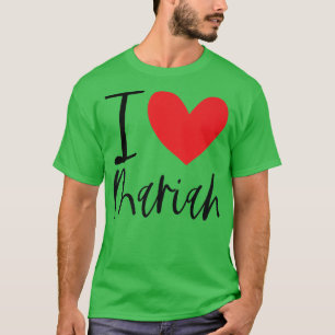 I Liebe Mariah Name Personalisiert Girl Frau BESTE T-Shirt