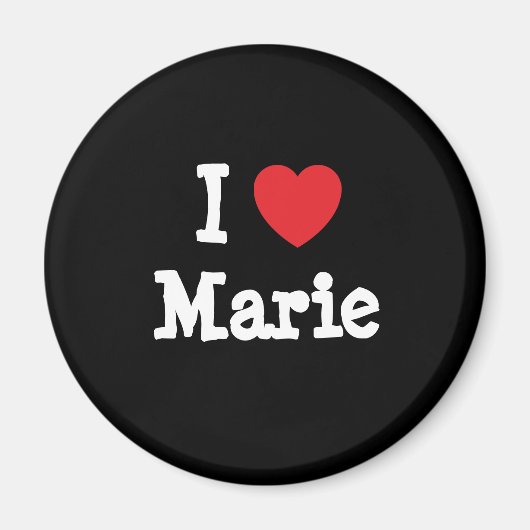 I Liebe Marie heart T - Shirt Magnet (Vorne)