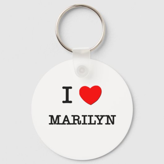 I Liebe Marilyn Schlüsselanhänger (Vorderseite)