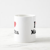 I Liebe Marina T - Shirt Kaffeetasse (Mittel)
