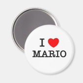 I Liebe Mario Magnet (Vorderseite/Rückseite)