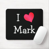 I Liebe Mark Mousepad (Mit Mouse)