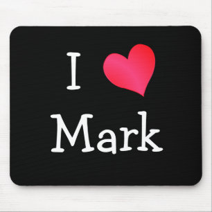 I Liebe Mark Mousepad