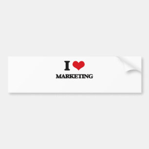 I Liebe-Marketing Autoaufkleber