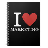 I ❤️ Liebe Marketing - Marketing Dept - Notebook Notizblock (Vorderseite)