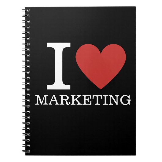 I ❤️ Liebe Marketing - Marketing Dept - Notebook Notizblock (Vorderseite)