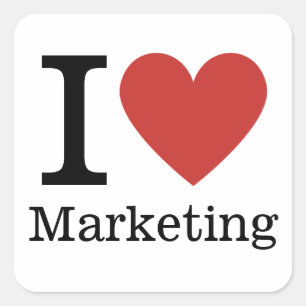 I ❤️ Liebe Marketing - Marketing Dept. - STICKER